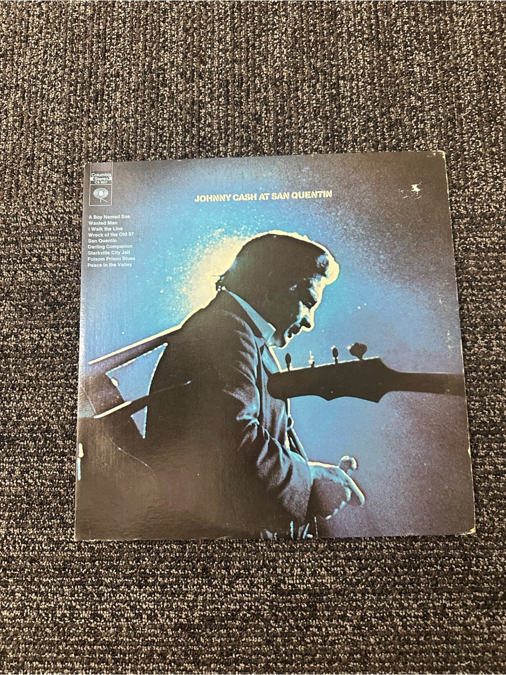 Johnny Cash At San Quentin - Columbia 12" 33RPM Vinyl LP CS 9827 Stereo